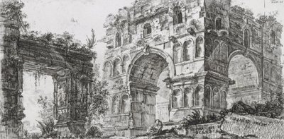 Der Tempel der Diana von Giovanni Battista Piranesi